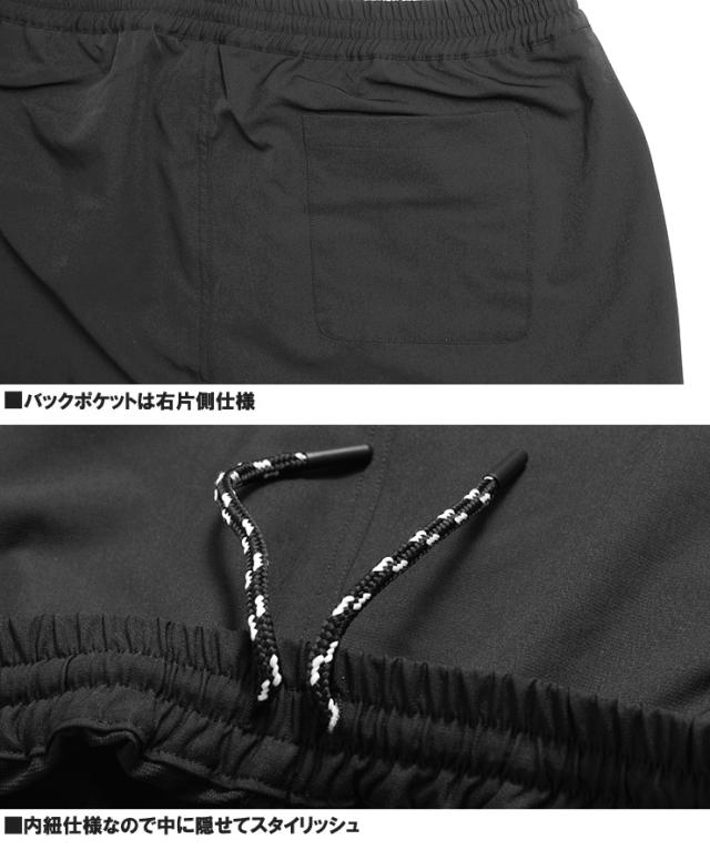 送料無料 FIRST DOWN(ファーストダウン) セットアップ メンズ 大きいサイズ ストレッチ 撥水加工 半袖シャツ ショートパンツ 上下 ショーツ 伸縮 短パン 半パン アウトドア キャンプ 裏メッシュ ウエストゴム ストリート系 ワークマン プラス_16