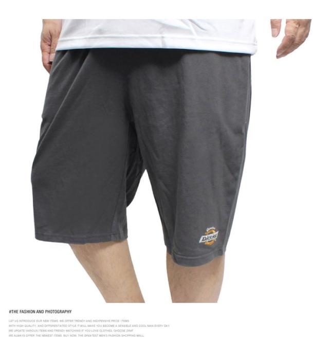 [GENUINE DICKIES] セットアップ メンズ 大きいサイズ スウェット ジップアップ 半袖 パーカー ショートパンツ アウター スウェット 薄手 上下 ジャージ ハーフパンツ 短パン ルームウェア 部屋着 スウェットパンツ スエット ワークマン プラス サイズ_8
