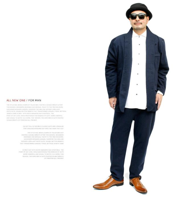 送料無料】 セットアップ メンズ 大きいサイズ ストレッチ カルゼ素材