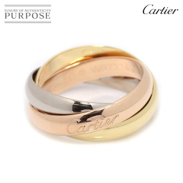 リング カルティエ Cartier トリニティリング ゴールド 3連 指輪
