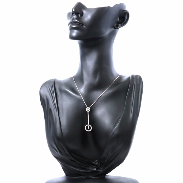 ダミアーニ DAMIANI ダイヤ ネックレス 50cm K18 WG ホワイトゴールド 