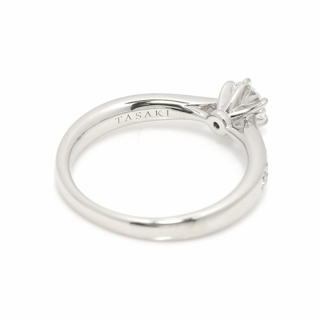 タサキ ピアチェーレ ダイヤ 0.30ct/0.08ct G/VS2/3EX 9号 リング Pt 田崎真珠 指輪【鑑定書付き】レディース 90175929 【中古】BJの通販は alexiscoates.com