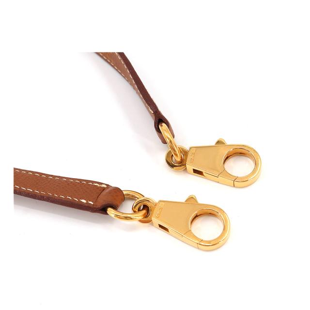 ABランク】 エルメス HERMES ショルダーストラップ エプソン (レザー