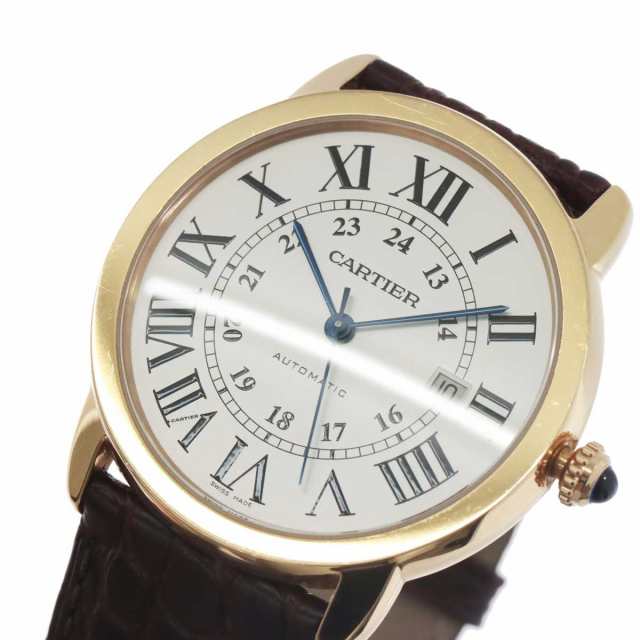 カルティエ ロンドソロ XL コンビ W6701009 メンズ 腕時計 デイト ...