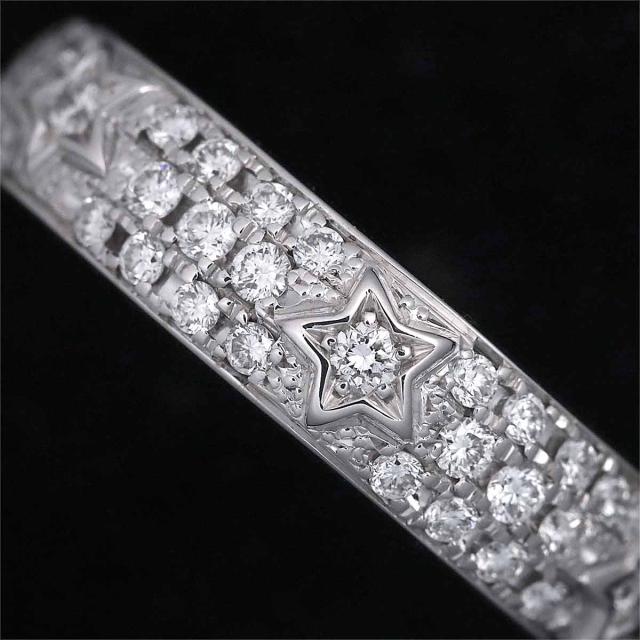 スタージュエリー Star Jewelry 11号 リング ダイヤ 0.35ct K18 WG 