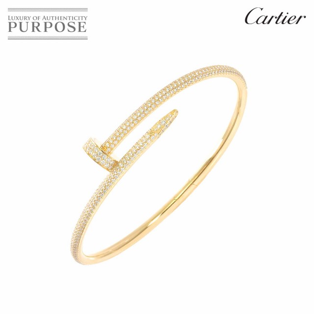 カルティエ Cartier ジュストアンクル #18 新型 ブレスレット ダイヤ ...