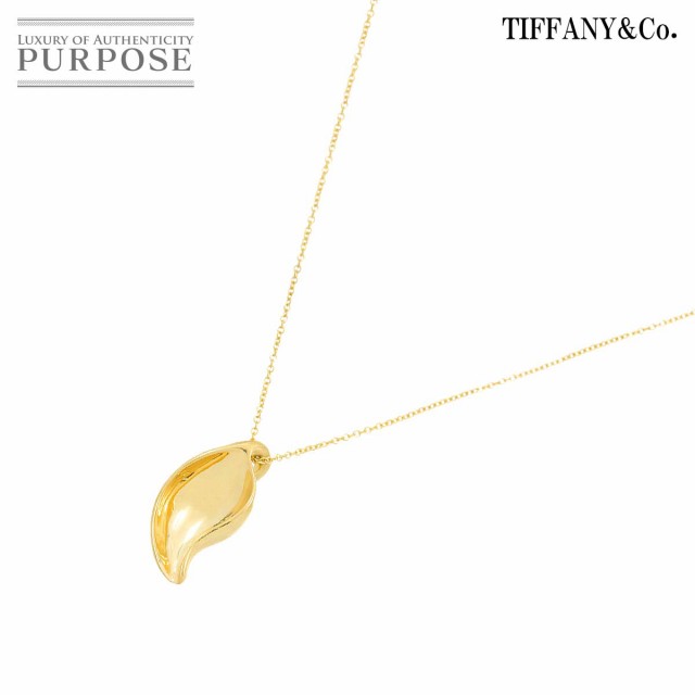 ティファニー TIFFANY&Co. リーフ ネックレス 40cm K18 YG イエローゴールド 750 レディース 90213729 【中古】BJの通販は
