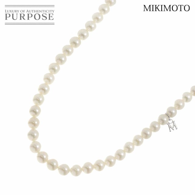 ミキモト MIKIMOTO アコヤ真珠 5.8-3.9mm ネックレス 43cm SV シルバー パール レディース 90227693 【中古】BJ