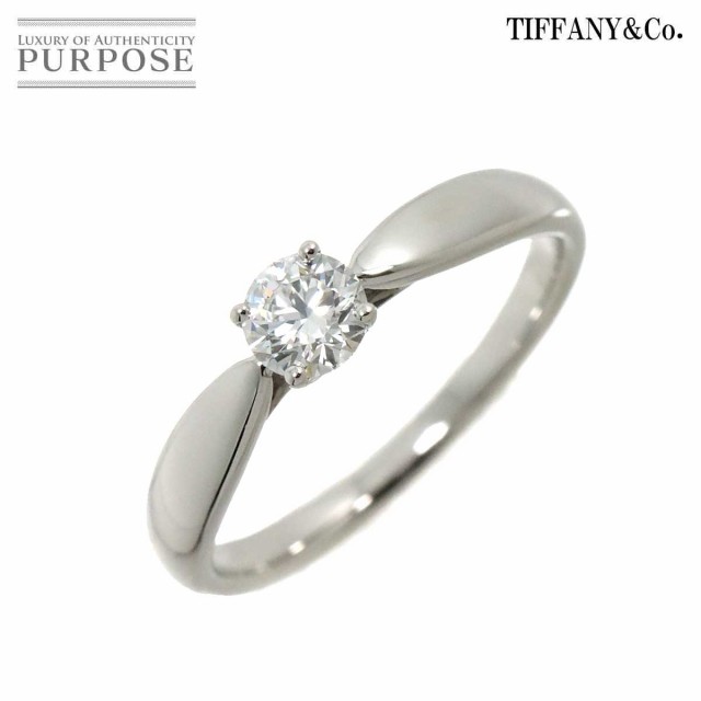 ティファニー TIFFANY&CO. ハーモニー ダイヤ 0.26ct E/VS2/3EX 8号 リング Pt 指輪【鑑定書付き】レディース 90236918 【中古】BJ