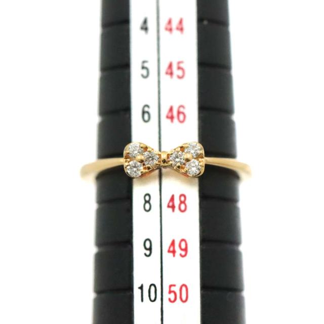 ポンテヴェキオ Ponte Vecchio 7号 リング ダイヤ 0.09ct K18 YG  