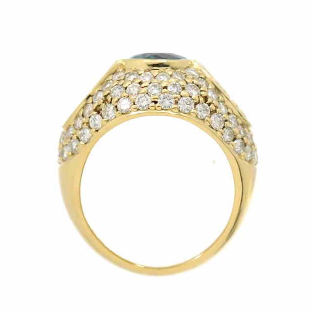 リング 12号 ダイヤ 3.50ct K18 YG イエローゴールド 750 指輪 VLP