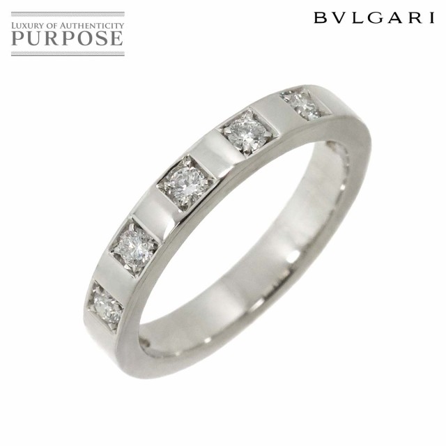 ブルガリ BVLGARI マリーミー 6.5号 リング ダイヤ 5P Pt プラチナ 指輪 レディース 90247551 【中古】BJ