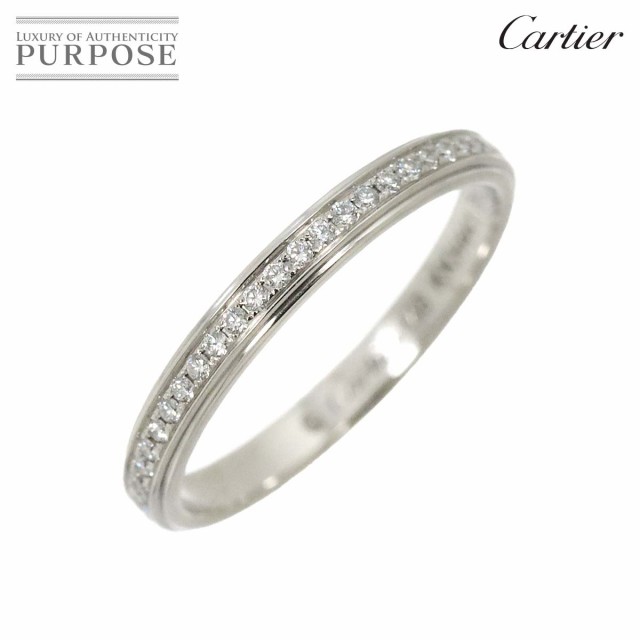 カルティエ Cartier ダムール #46 リング フル ダイヤ Pt プラチナ 指輪 レディース 90248092 【中古】BJ