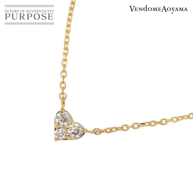 ヴァンドーム青山 Vendome Aoyama ハート ダイヤ 0.10ct ネックレス 