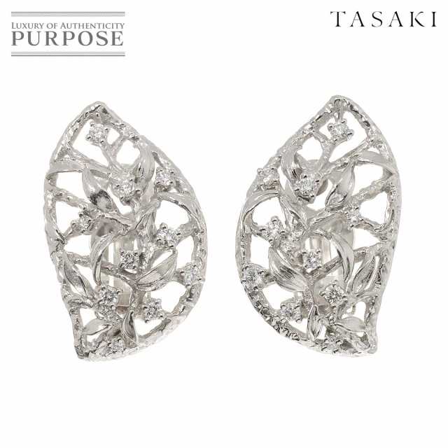 タサキ TASAKI ダイヤ 0.31ct/0.31ct イヤリング K18 WG ホワイトゴールド 750 田崎真珠 レディース 90250683 【中古】BJの通販は