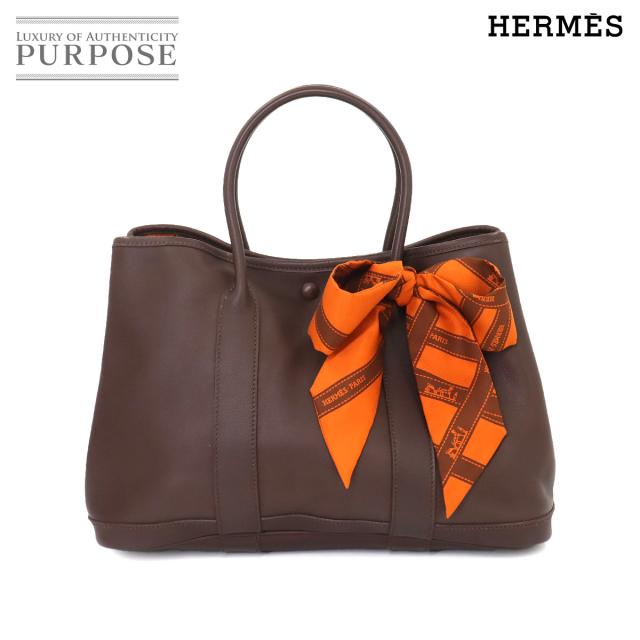 新品同様 エルメス バッグ ガーデンツイリー 30 TPM トート バッグ スイフト ハバナ □I刻印 レディース 90255201 【中古】ブランド