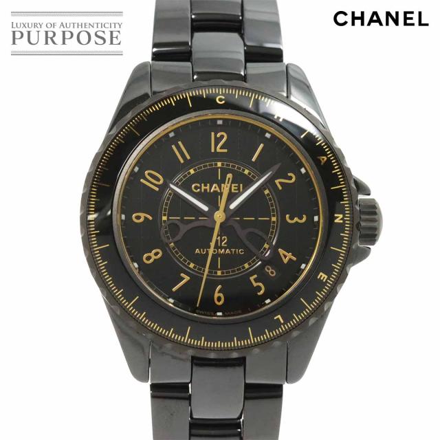 新品同様 シャネル J12 クチュール 38mm H9762 メンズ 腕時計 デイト ブラック セラミック 自動巻き ウォッチ 90257846 【中古】時計の通販は