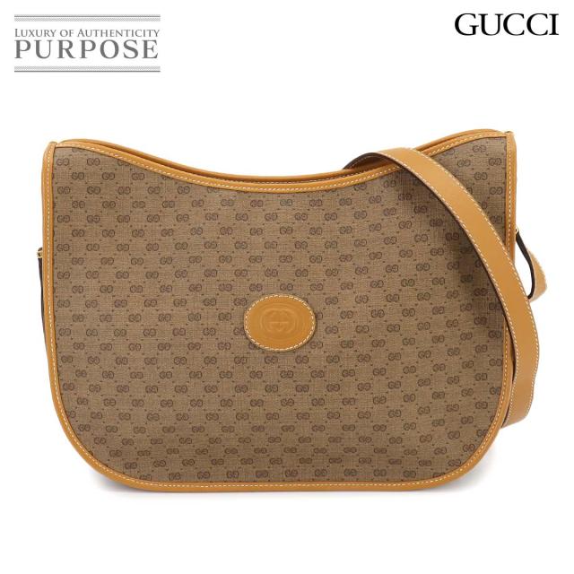 GUCCI グッチ　シマ　GG ショルダーバッグ　pvc レザー　ベージュ GUCCI グッチ シマ GG ショルダーバッグ pvc レザー ベージュ