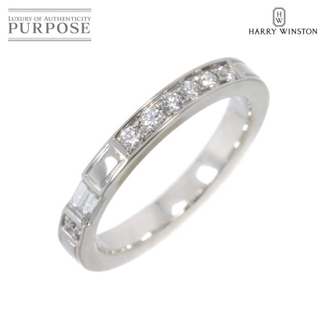ハリーウィンストン HARRY WINSTON トラフィック アクセント 9号 リング ダイヤ Pt 指輪【証明書】 レディース 90260054 【中古】BJの通販は