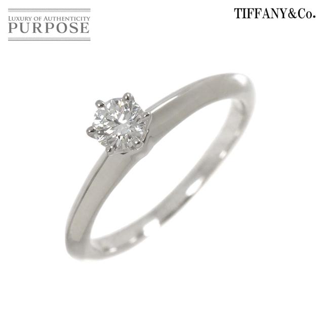 ティファニー TIFFANY&CO. ソリティア ダイヤ 0.22ct E/VVS2/3EX