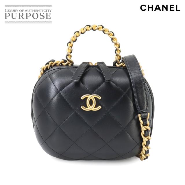 未使用 展示品 シャネル CHANEL マトラッセ 2way ハンド チェーン ショルダー バッグ レザー ホワイト AS4035 ゴールド 金具 90204245 シャネル(CHANEL)シャネル トップハンドル ミニマトラッセ 2way