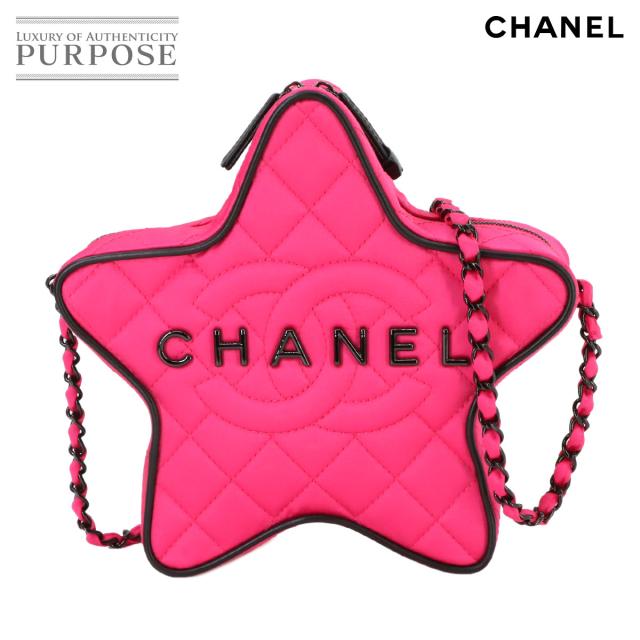 未使用 展示品 シャネル バッグ マトラッセ スター チェーン ショルダー バッグ サテン レディース 90265110 【中古】ブランド