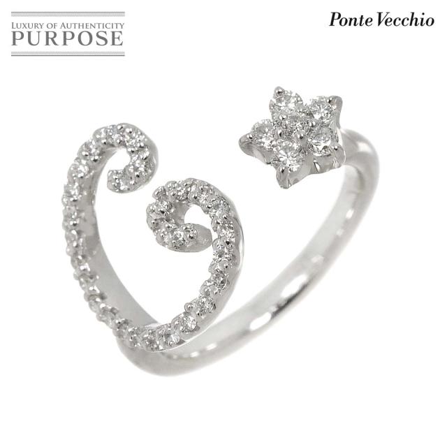 ポンテヴェキオ Ponte Vecchio 3号 リング ダイヤ 0.27ct K18 WG  