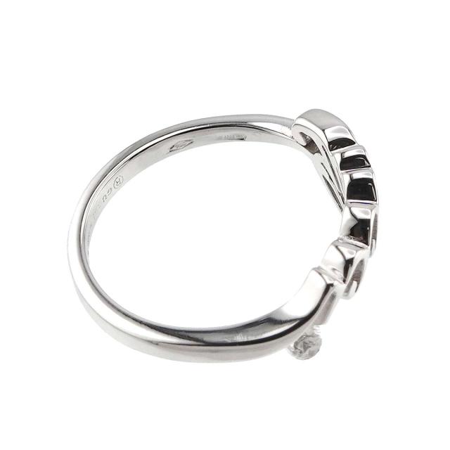 グッチ GUCCI ロゴ #8 リング ダイヤ K18 WG ホワイトゴールド 750  