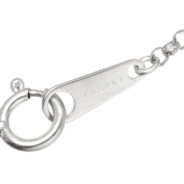タサキ TASAKI アメジスト ダイヤ 0.04ct シェル ネックレス