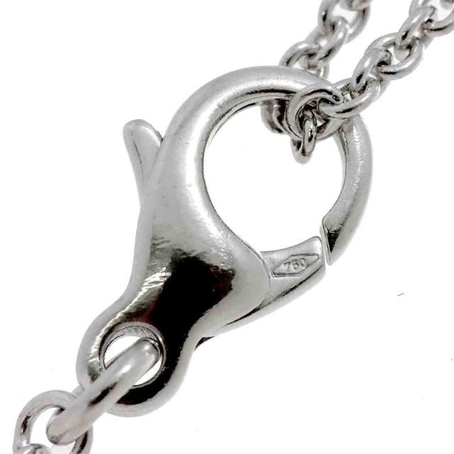 ティファニー メトロハートネックレス（k18 ホワイトゴールド