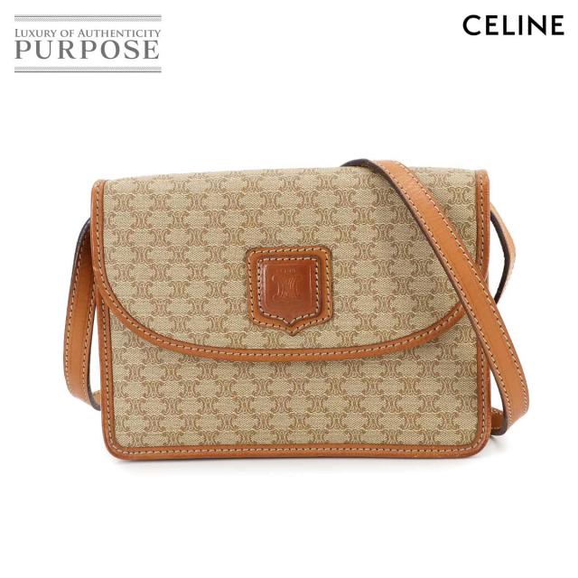 【CELINE】トートバッグ　マカダム柄　ベージュ　ブラウン　PVC セリーヌ マカダム トートバッグ ベージュ ブラウン PVC レザー