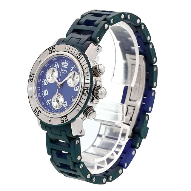 HERMES ブルーダイバーズ腕時計 極美品 HERMES エルメス ダイバーズウォッチ レディース腕時計