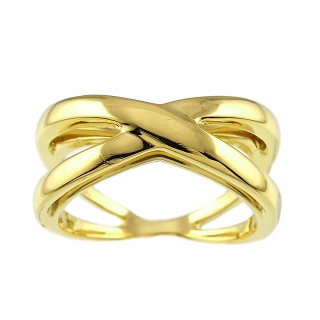 ティファニーインフィニティダイヤモンドリング6号Ꮶ18イエロー