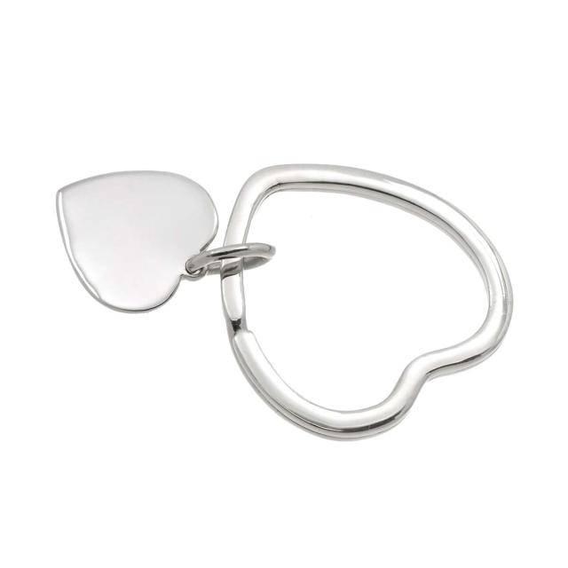 Tiffany & Co. ハート型キーホルダー　ティファニー 楽天市場】Tiffany&Co. ティファニー レディースロゴ刻印クリップ