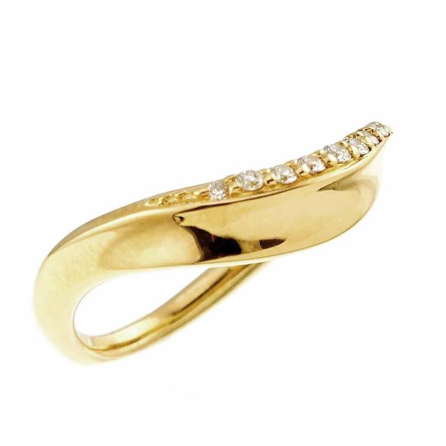 k18ダイヤリング 指輪 YG(イエローゴールド) 7号 k18ダイヤリング 指輪 YG（イエローゴールド） 7号 K18 18金 YG