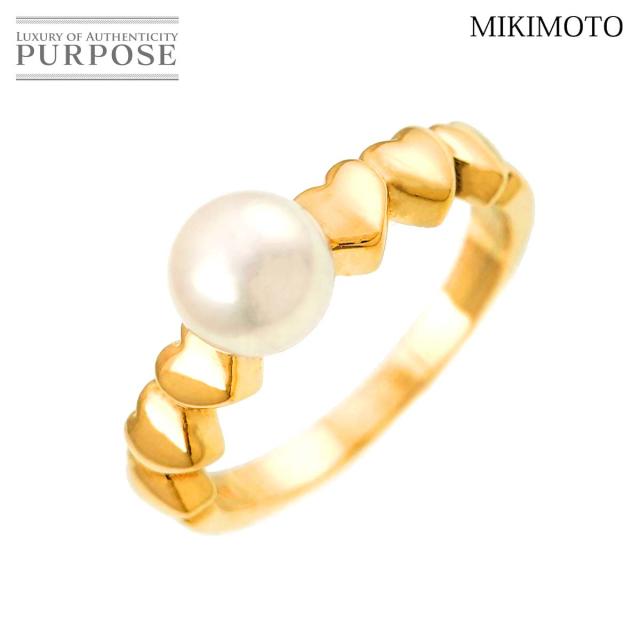 MIKIMOTO アコヤ真珠リング K18 MIKIMOTO ミキモト アコヤパールリング
