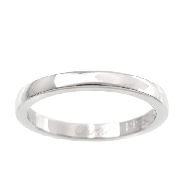 カルティエ ハーフエタニティー ダイヤモンド リング Pt950 ♯48 証明