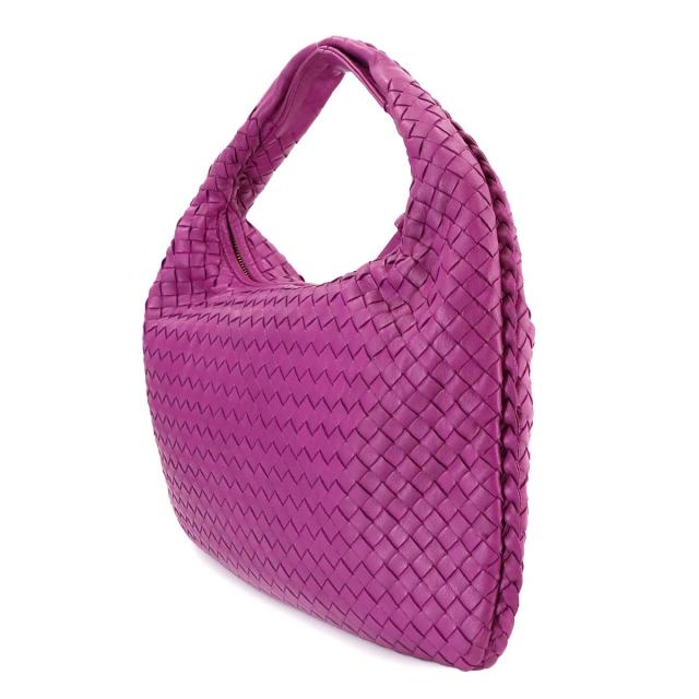 ボッテガ ヴェネタ バッグ イントレチャート ワンショルダー バッグ レザー パープル 115653 レディース 90278290 【中古】ブランド ボッテガ ヴェネタ バッグ イントレチャート ワンショルダー バッグ