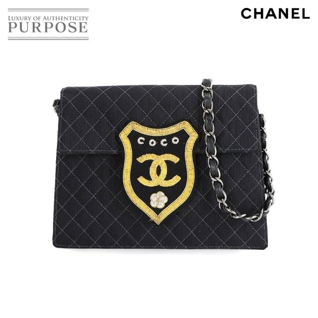 新品同様 シャネル バッグ マトラッセ エンブレム チェーン ショルダー バッグ ヴィンテージ レディース 90278699 【中古】ブランド