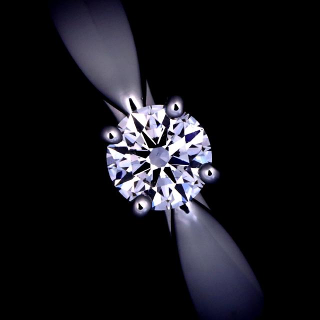 正規品 ティファニー プラチナ&ダイヤリング VVS1 美品