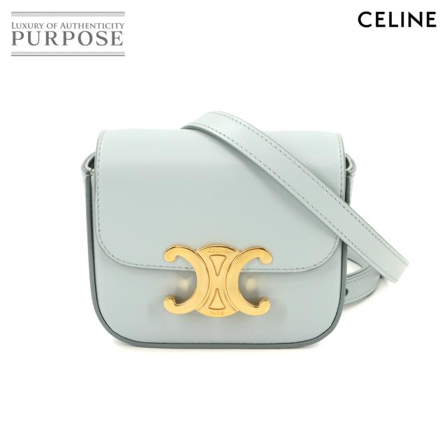 未使用 展示品 セリーヌ バッグ トリオンフ ミニ クロード ショルダー バッグ レザー レディース 90280659 【中古】ブランド