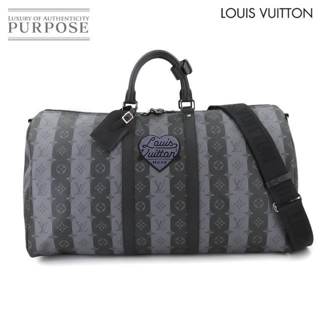 未使用 展示品 ルイ ヴィトン バッグ LVスクエアード モノグラム ストライプ キーポル バンドリエール メンズ 90281994 【中古】ブランド