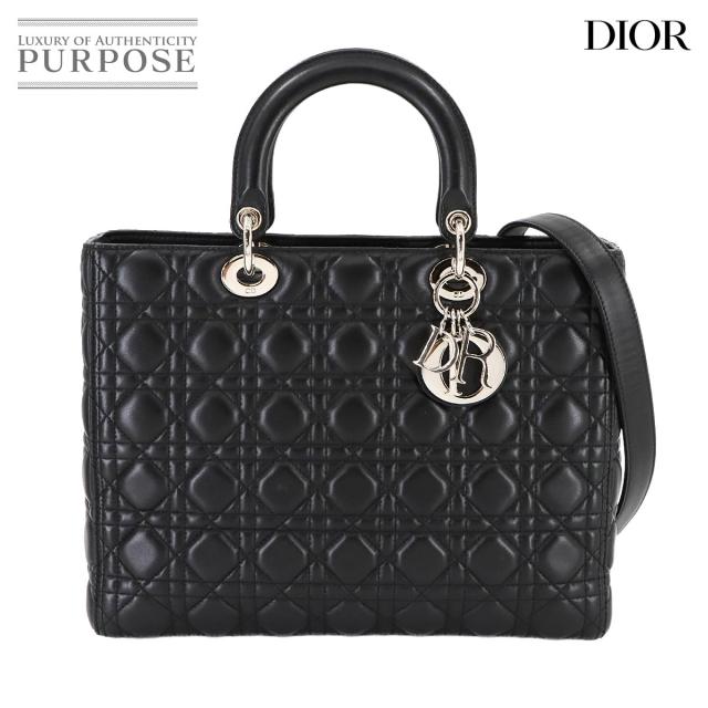 新品同様 クリスチャン ディオール バッグ レディディオール ラージ ハンド ショルダー バッグ レディース 90282999 【中古】ブランド