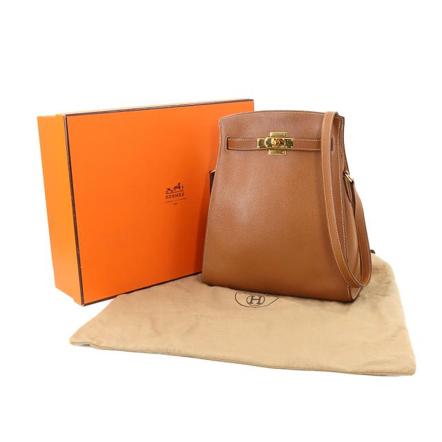 エルメス バッグ ケリー スポーツ MM ショルダー バッグ クシュベル エプソン ゴールド 〇X刻印 レディース 90283223 【中古】ブランド エルメス バッグ ケリー スポーツ MM ショルダー バッグ クシュベル