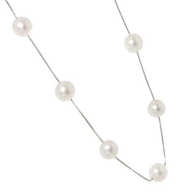 花珠真珠8.5㎜✨鑑別書付き✨TSUTSUMI ツツミ パールネックレス アコヤ 花