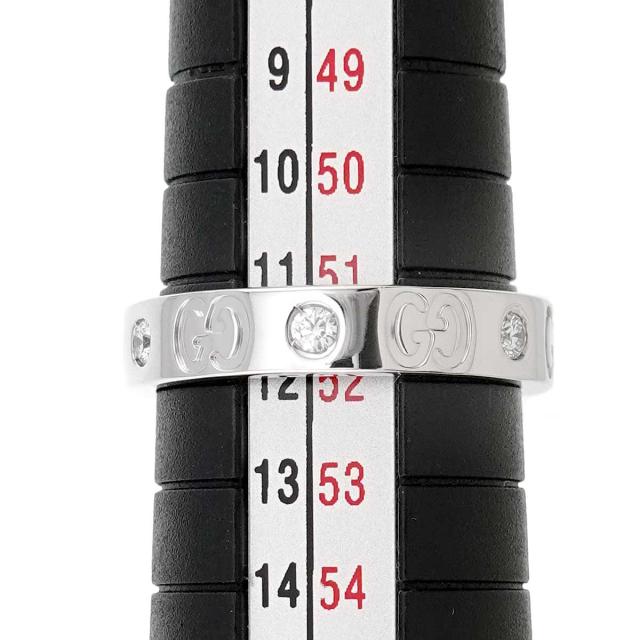 グッチ GUCCI アイコン #12 リング ダイヤ K18 WG ホワイト グッチ GUCCI アイコン #12 リング ダイヤ K18 WG ホワイト
