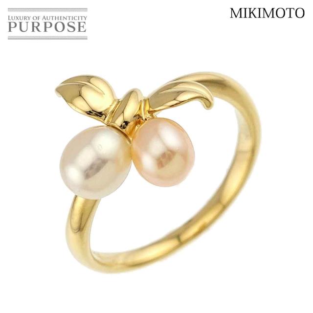 omtykです！MIKIMOTO パールリング k18 ゴールド MIKIMOTO ミキモト K18YG イエローゴールド パール リング・指輪 PR