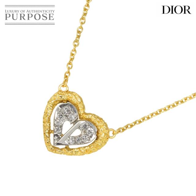 Christian Dior(クリスチャンディオール)ネックレス　ダイヤ Christian Dior ディオール ネックレス ダイヤ ダイヤモンド ロゴ