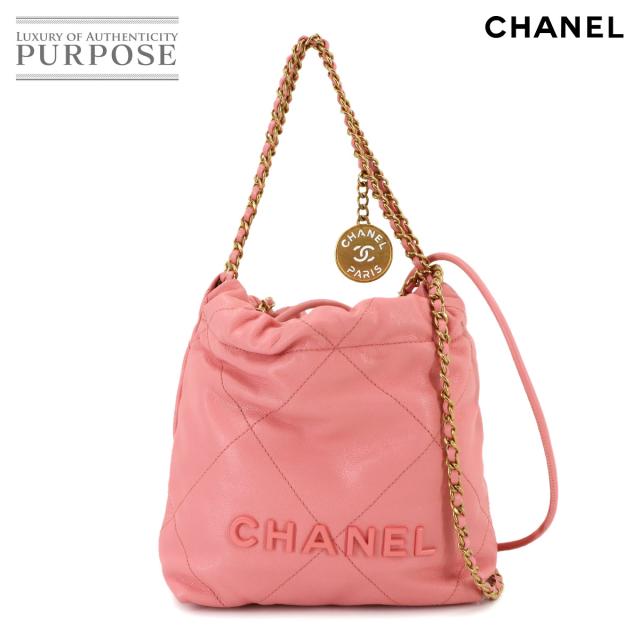 未使用 展示品 シャネル バッグ 22 ミニ 2way チェーン ハンド ショルダー バッグ キャビアスキン レディース 90284810 【中古】ブランド