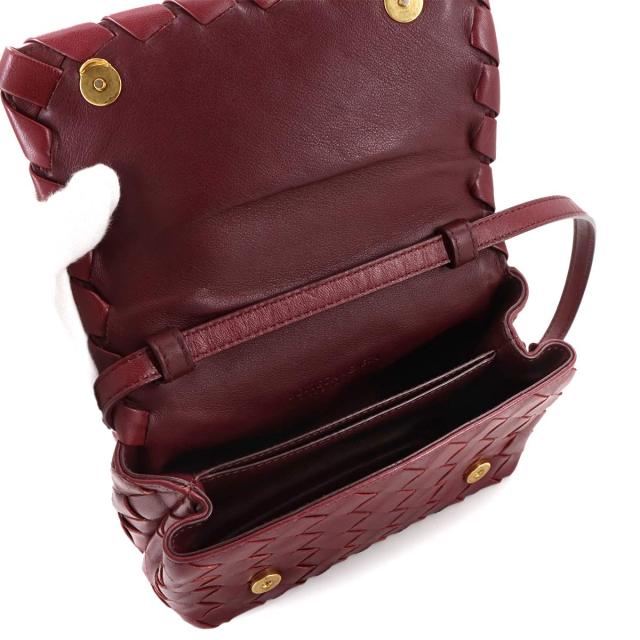 ボッテガヴェネタ ビジネスバッグ イントレチャート 鏡付き ボルドー レザー ボッテガヴェネタ マキシイントレチャート ザ アルコトート